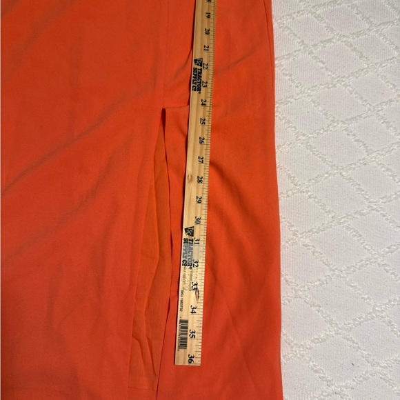 NEW Petal & Pup Xiomar One Shoulder Midi Dress Orange Pink Size US 8 Cocktail - Picture 6 of 11